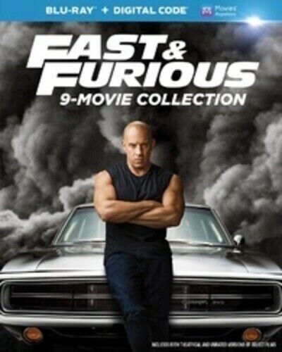 Fast & Furious:9-Movie Collection Blu-Ray + Digital Code New - Bild 1 von 1