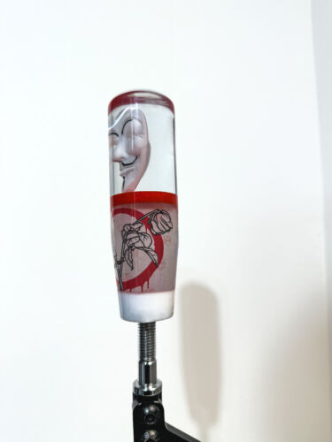 V for Vendetta Shift Knob – Weighted Universal Fit Guy Fawkes JDM Stick Shifter - Bild 3 von 5