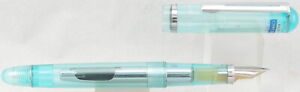 Pilot Crystal Clear & Chrome Demonstrator Fountain Pen Fine Nib New w/Box