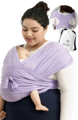 Konny Baby Wrap Carrier, Hassle-Free Moisture Wicking and
