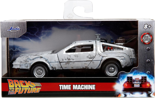 Back to the Future 1:32 Time Machine Frost Die-Cast Car, Toys for Kids and Adul - Picture 7 of 12