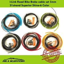 Alligator I-Link Road Bike Brake cable set 5mm 31 strand Superior Shine-6 Color 