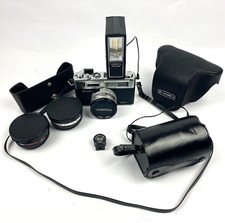 Yashica Electro 35 GSN 45mm f1.7 Rangefinder Camera Flash Lens Kit