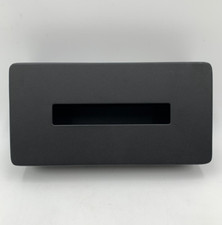 Pottery Barn Yamazaki Powdered Steel Tissue Box Cover Matte Black Z533