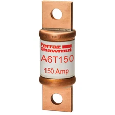 A6T150 - Mersen 150A 600VAC/300VDC Class T Fast-Acting Fuse Cylindrical Body