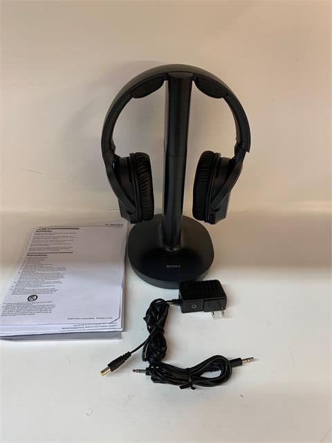 Sony WH-RF400 Wireless Hi-Fi Stereo Home Theater TV Headphones WHRF400 Black