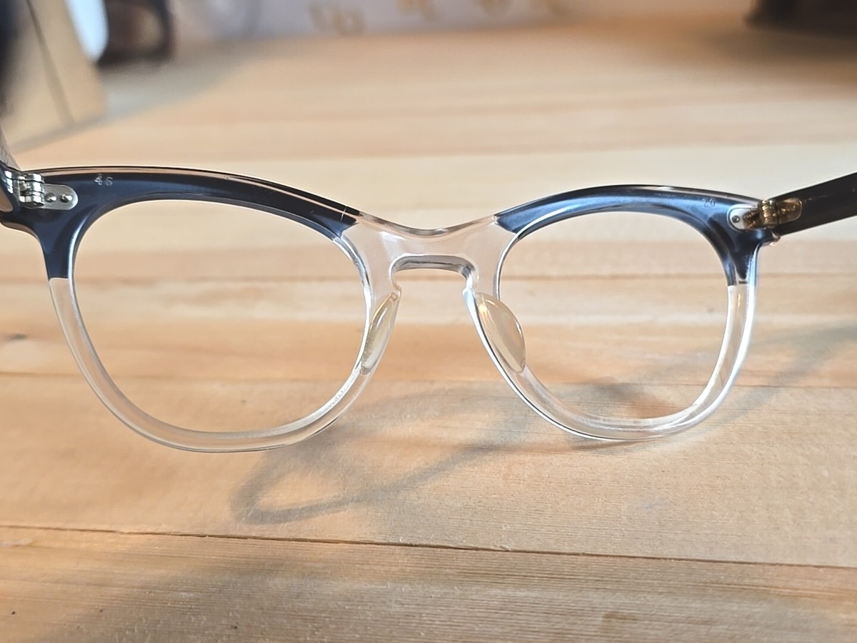 Vintage Imperial eyeglass frame 1950\'s Cateye Rhin 50s ArtCraft Silver Aluminum Cat Eye Glasses – Better  main image 3