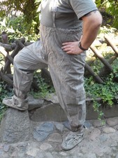 NVA Wathose Nässeschutz Gr. XL 54 Anglerhose Regenschutz NVA Anzug