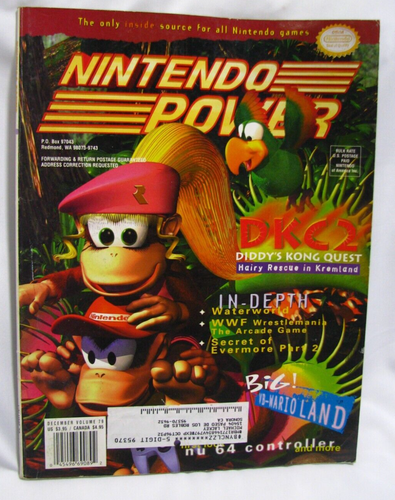 Nintendo Power Magazine #79 December 1995 Donkey Kong Country 2 Poster & Inserts