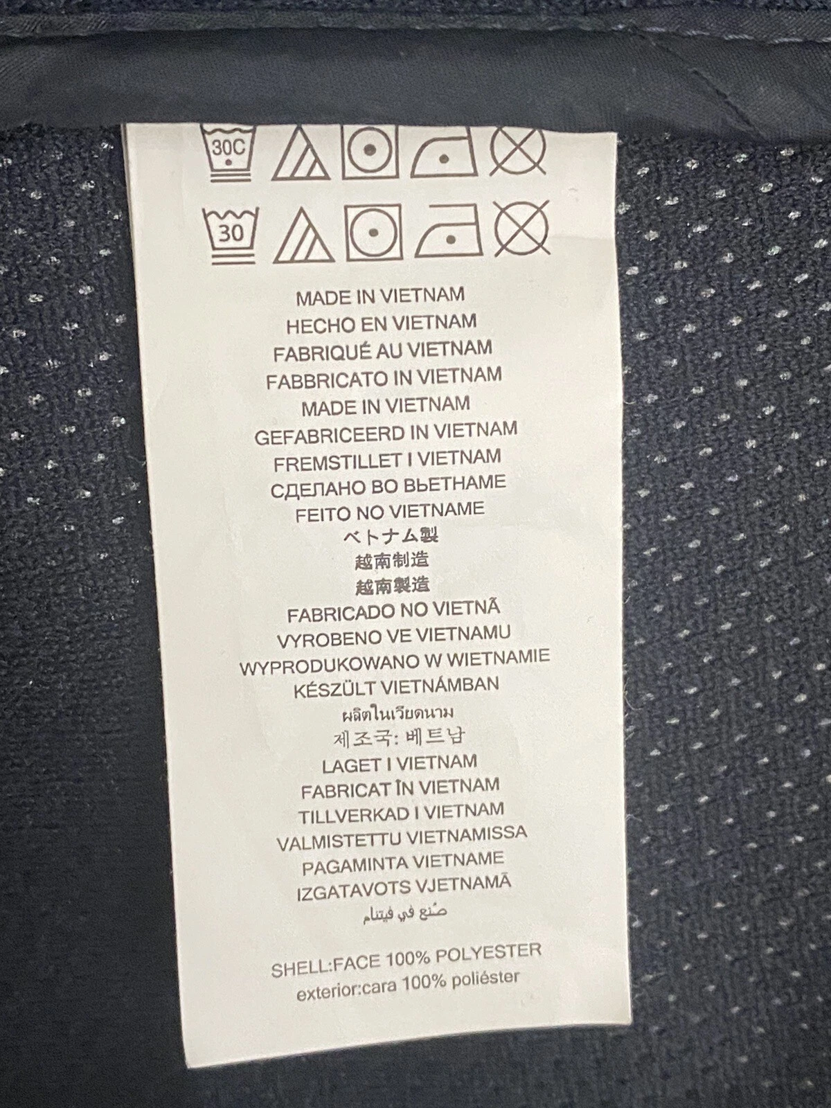 Michael Kors Giacca Uomo Tecnica Cappuccio Staccabile Tasche Frontali Navy TG M