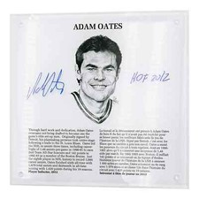 Adam Oates Autographed NHL Legends HOF Plaque