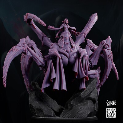 Allira: The Cursed Queen - Pose 1 | Big Bad Evil Guy | Arcane Minis | 35mm