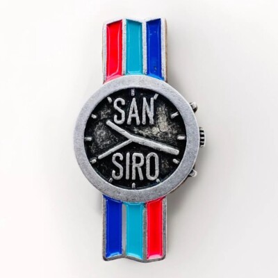 Vintage San Siri Watch Lapel Hat Pin Football Stadium AM