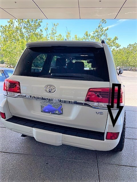 Toyota OEM Rear Right Reflector - Land Cruiser 2016-2020