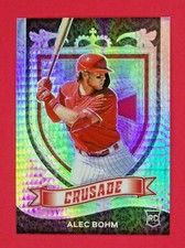 2021 Panini Crusade Alec Bohm RC 001/299 Hyper #23 Philadelphia Phillies