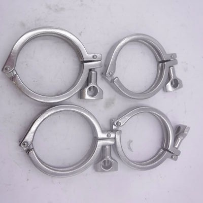 4 Pack 3'' Dixon 13MHHM300SN Sanitary Clamp 304 Stainless Steel