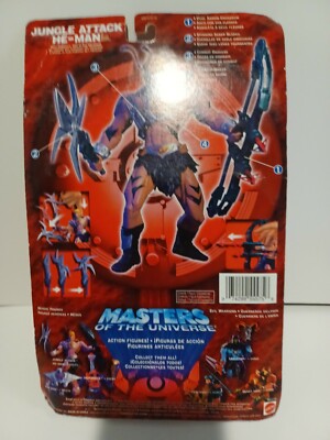 Masters of the Universe 200x JUNGLE ATTACK HE-MAN 2002 Mattel MOTU