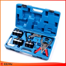 9PC Piston Ring Service Tool Set Auto Engine Cleaning Ring Expander Compressor