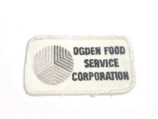 Ogden Food Service Corporation Vintage Uniform Jacket Workers Patch