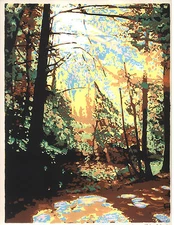 MORNING SUNLIGHT 12 color screenprint signed & numbered