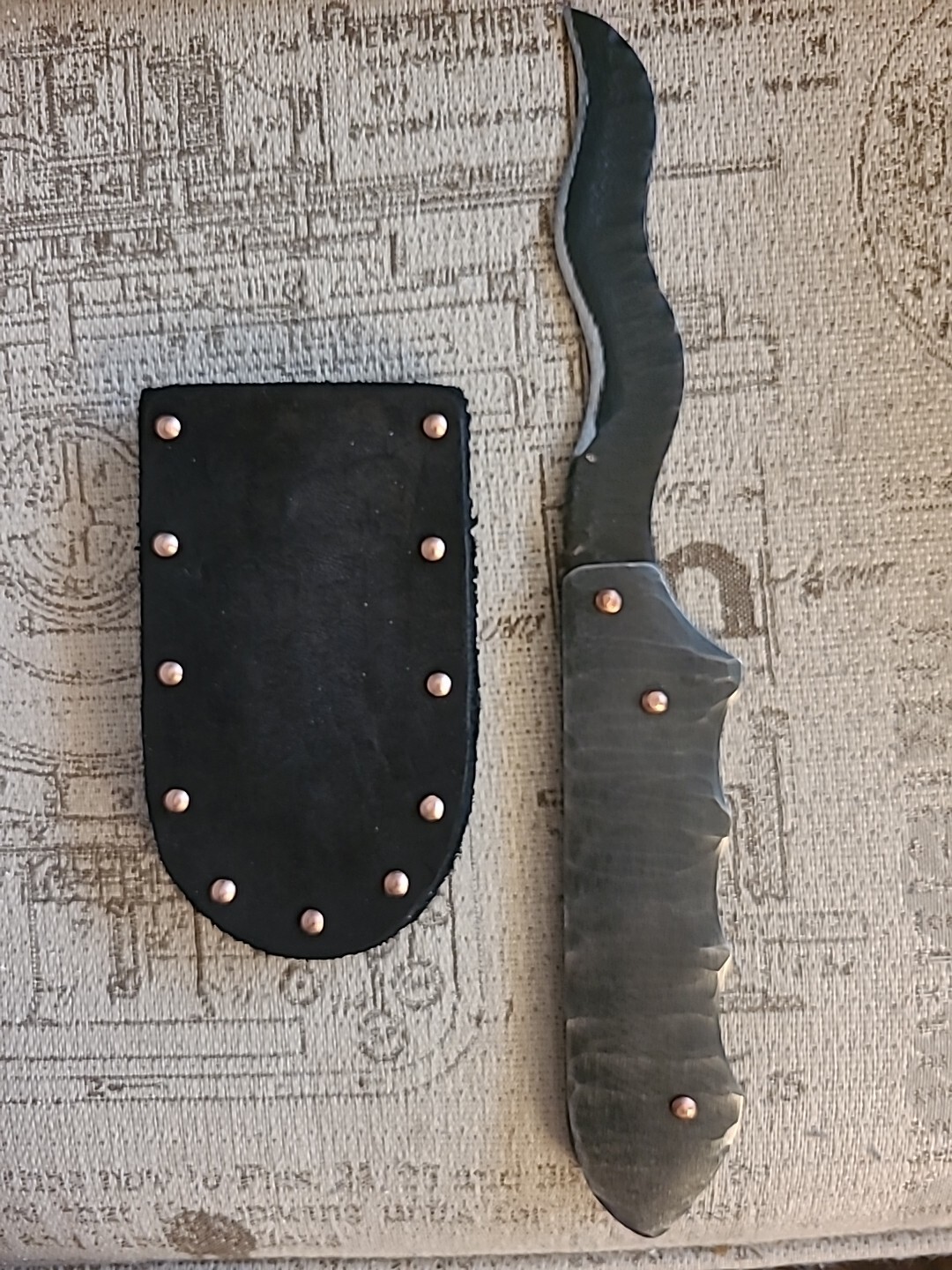 RcaneArtisan Handmade Primitive Reverse Edge Friction Folding Knife