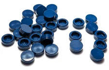 Lego - Lot of 30 - Dark Blue, Tile, Round 1 x 1