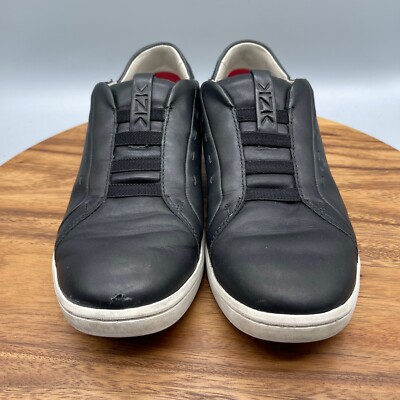Kizik Vegas Black Leather Slip-On Lace-Up Sneakers Men\'s Size 11 KIZIK Vegas 2 Men main image 4
