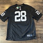 NIKE ON FIELD JERSEY JOSH JACOBS MEN Size XL LAS VEGAS RAIDERS #28 Black