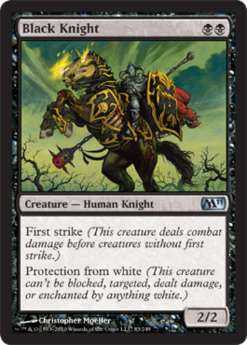Black Knight LP, English MTG Magic 2011 (M11) | eBay
