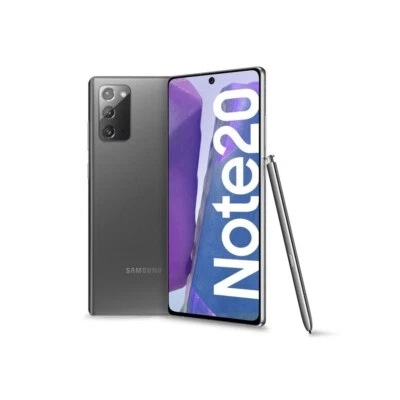 SMARTPHONE SAMSUNG GALAXY NOTE 20 SM N980F 4G LTE DUAL SIM 256 Go GRIS/GRIS - Photo 1/4
