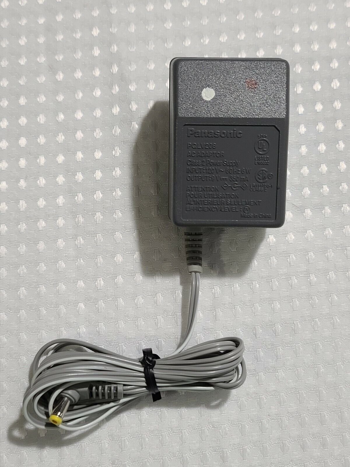 Panasonic PQLV208 Power Supply Charger AC Adapter 9V 350mA for Cordless Phone