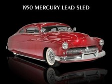 1950 Mercury Lead Sled New Sign - 18x24" USA STEEL XL Size - 4 lbs.
