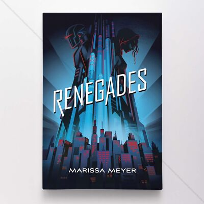 Marissa Meyer Poster Canvas Renegades Book Cover Wall Art Print