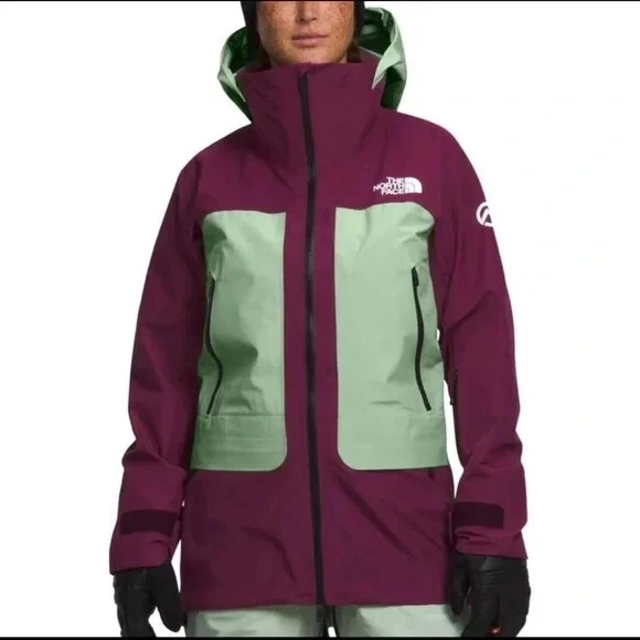 The North Face | Verbier Gortex Snow Jacket - Boysenberry Mint ; Womens Large