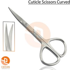 Beauty Curved Cuticle Scissors Small Toenail Cutting Shear Nail Art Trimmer