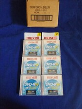 Maxell New Sealed DVD-RW Camcorder Rewritable Discs 12 Pack 30 min 1.4GB