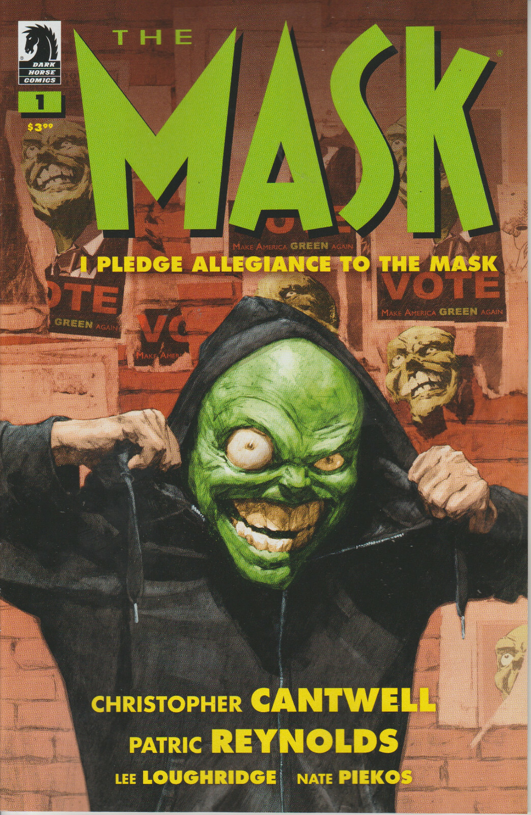 DARK HORSE COMICS MASK I PLEDGE ALLEGIANCE TO THE MASK #1 OCT 2019 VARIANT A NM