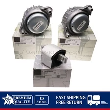 A2122407217 2×Engine Mounts and Transmission Mount For 13-16 MERCEDES E200