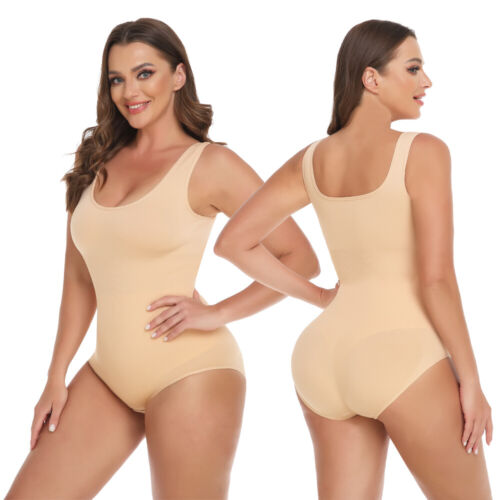Women's Slimming Full Body Shaper Seamless Firm Tummy Control Shapewear Bodysuit - Picture 34 of 45