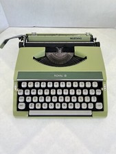 Royal Mustang Portable Typewriter Green RARE - Working thumbnail