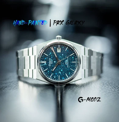 Limited to 10 | Hand-Painted Tissot PRX Powermatic 80 Galaxy - Bild 1 von 3