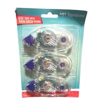 Tombow 62207 MONO Permanent Adhesive Runner Refills, 3-Pack New Scrapbooking