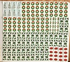 Vtg Mrs Grossman's Stickers Christmas Assorted 56 Strips Lot#4