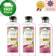 3 x Herbal Essences White Strawberry & Sweet Mint Helps Hair Shine Shampoo 40...