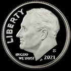 🔥2021‑S Roosevelt Dime • .999 Silver Proof • Deep Cameo Gem🔥