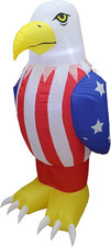 6 Foot Tall Patriotic Independence Day 4Th of July Inflatable American Bald Eagl