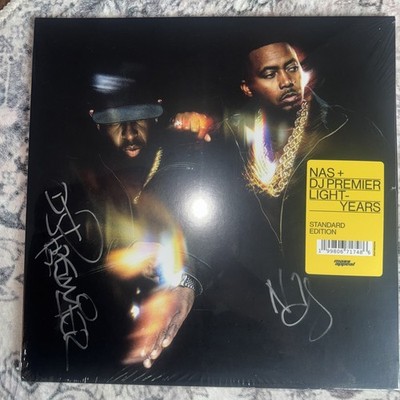 Nas & DJ Premier Autograph - Light-Years - 2xLP - Limited SIGNED