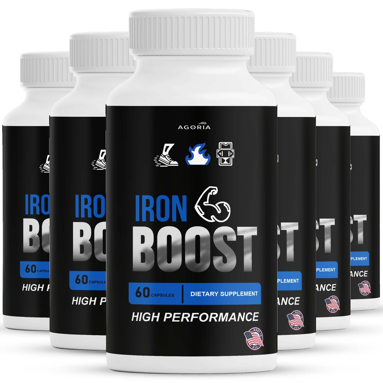 Boost High Performance Supplement, Ironboost Capsules