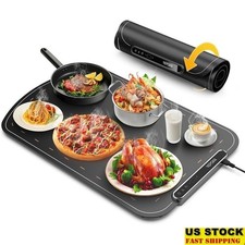 Electric Warming Tray 7 Temperature Settings Portable Heat Mat Parties New