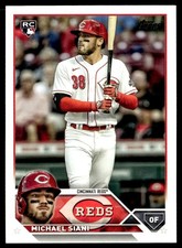 2023 Topps Michael Siani Rookie Cincinnati Reds #654